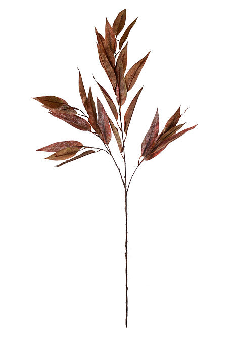 47" Eucalyptus Spray Burgundy