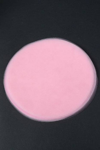 9" Round Tulle Pink Pkg/50