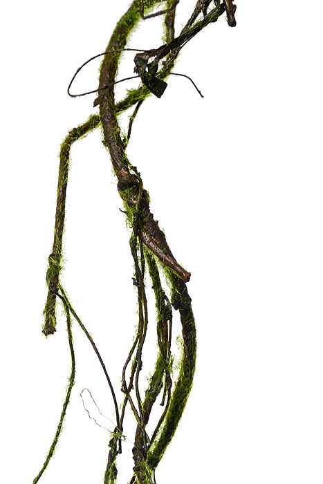 52" Moss Twig Garland Green