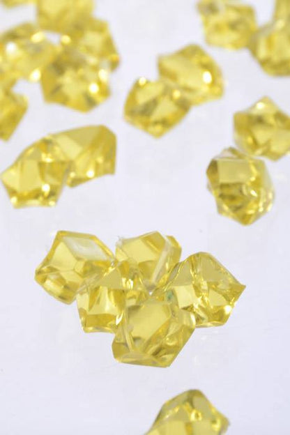 Small Acrylic Cube Yellow Pkg/1lb