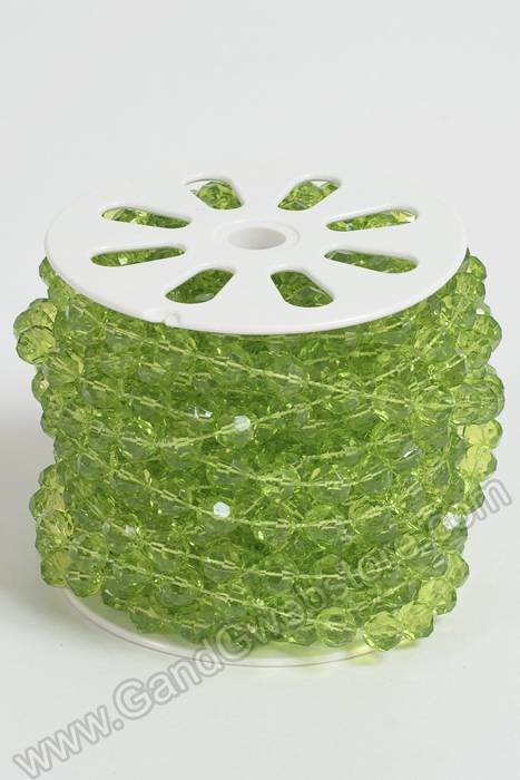 10yds Bead Garland Roll Green