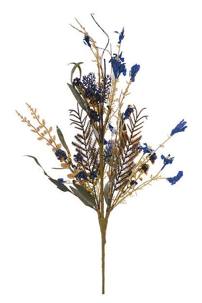 24" Lavender Berry Spray Royal Blue