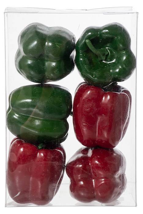 2.5" Bell Pepper Red/green Pkg/6