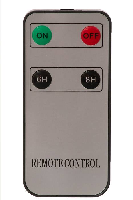 4/5/6" Remote Control Birch Pillar Candle White Set/3