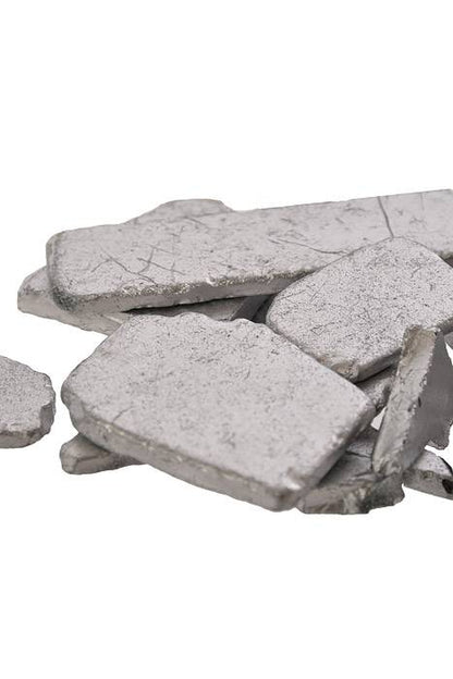 Painted Sea Glass Silver Pkg/5Lb