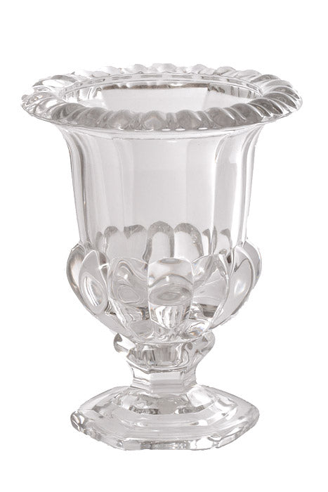 7&quot; X 9&quot; Hurricane Glass Vase Clear