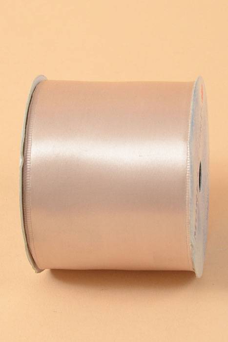 2.5" X 10yds Wired Satin Ribbon Sable