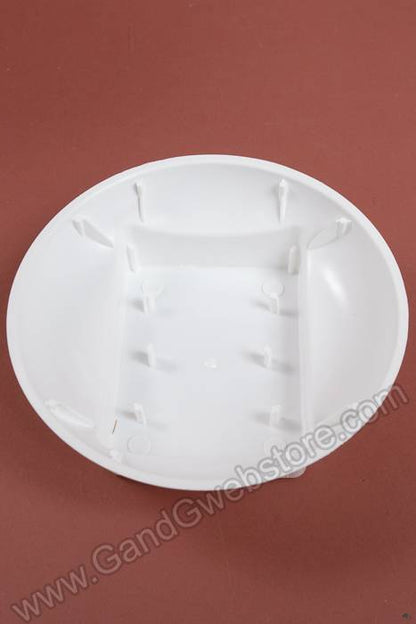 6&quot; X 2&quot; Single Design Plastic Bowl White (Pkg/12)