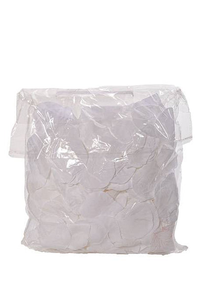 Silk Rose Petals White Pkg/500