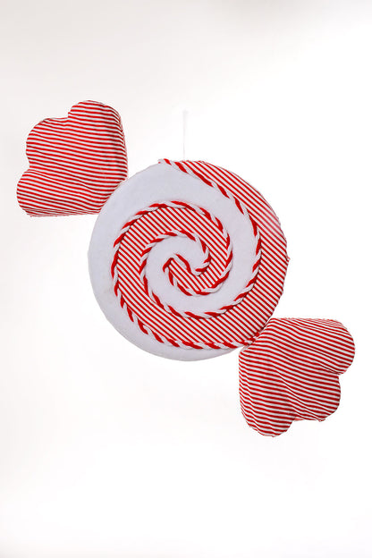 25.5" Foam Candy Red/White