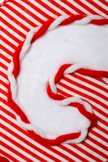 20" Foam Candy Red/White