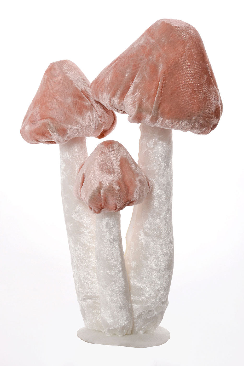 10" Velvet Mushroom Pink