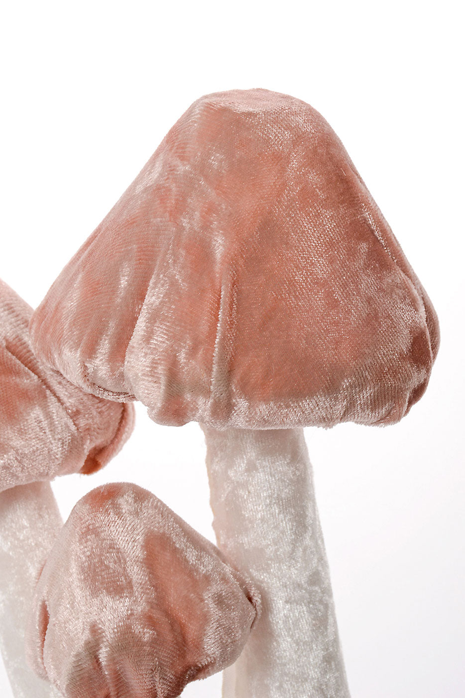 10" Velvet Mushroom Pink