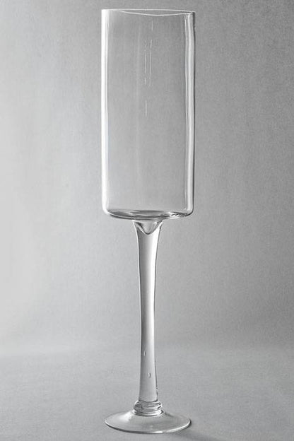 4.75" X 19.75" Glass Vase Clear