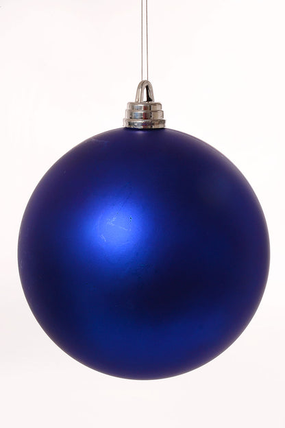 300MM Matte Plastic Ball Ornament Royal Blue