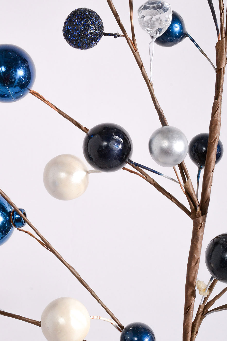 29&quot; Bead/Crystal/Pearl/Ball Spray Blue