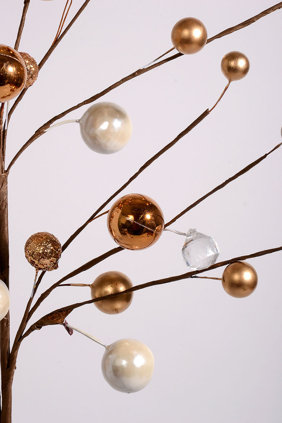 29" Bead/Crystal/Pearl/Ball Spray Gold