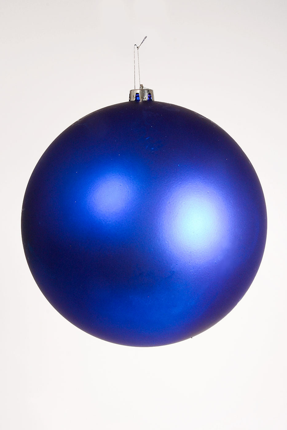 250MM Matte Plastic Ball Ornament Royal Blue