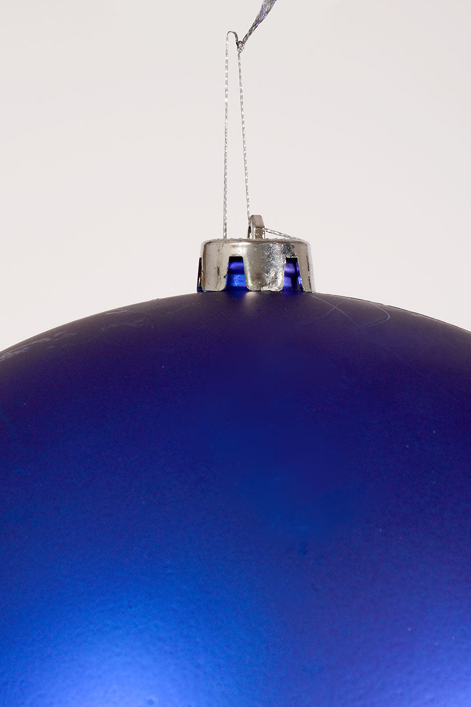 250MM Matte Plastic Ball Ornament Royal Blue
