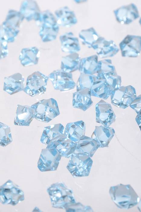 Small Acrylic Cube Light Blue Pkg/1lb