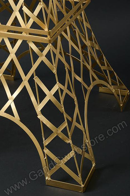 6ft Metal Eiffel Tower Gold