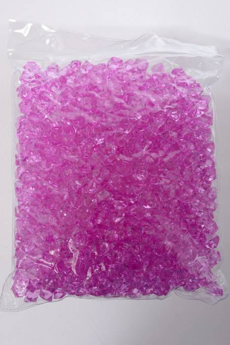 Small Acrylic Cube Fuchsia Pkg/1lb