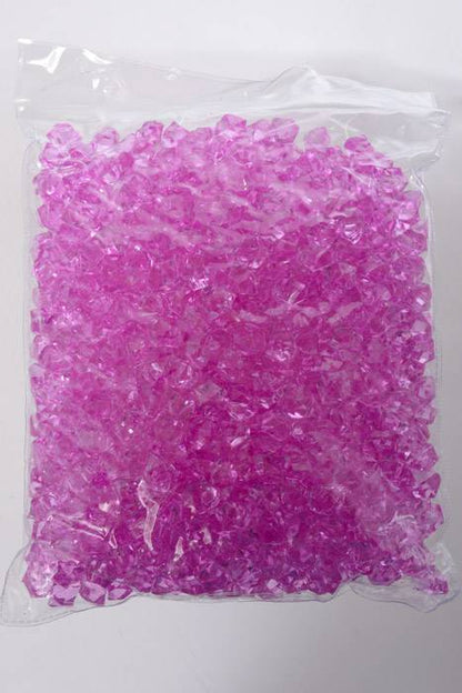Small Acrylic Cube Fuchsia Pkg/1lb