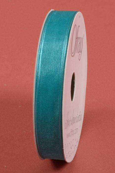 5/8" X 25yds Encore Wired Ribbon Turquoise