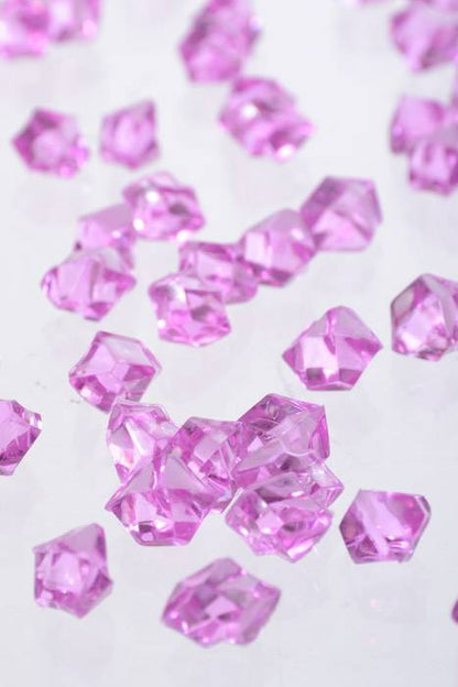 Small Acrylic Cube Fuchsia Pkg/1lb