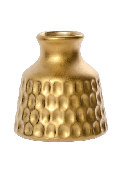 1.6" X 4.5" Vase Gold