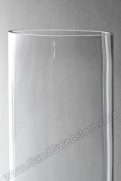 4.5" X 27.5" Glass Vase Clear
