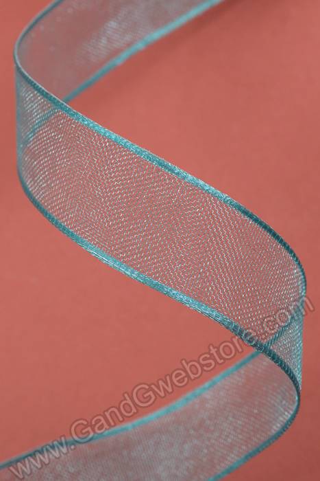 5/8" X 25yds Encore Wired Ribbon Turquoise