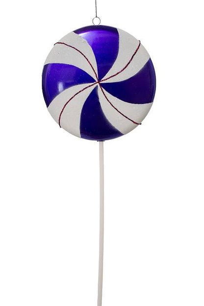 17" Lollipop Candy W/glitter Purple