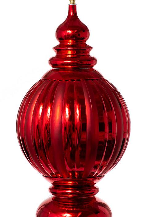 35" Jumbo Ornament Shiny/matte Red