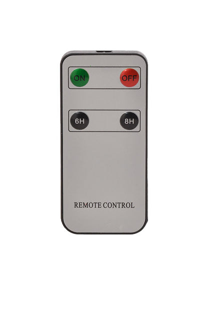 6" X 8" Glass Candle Cream