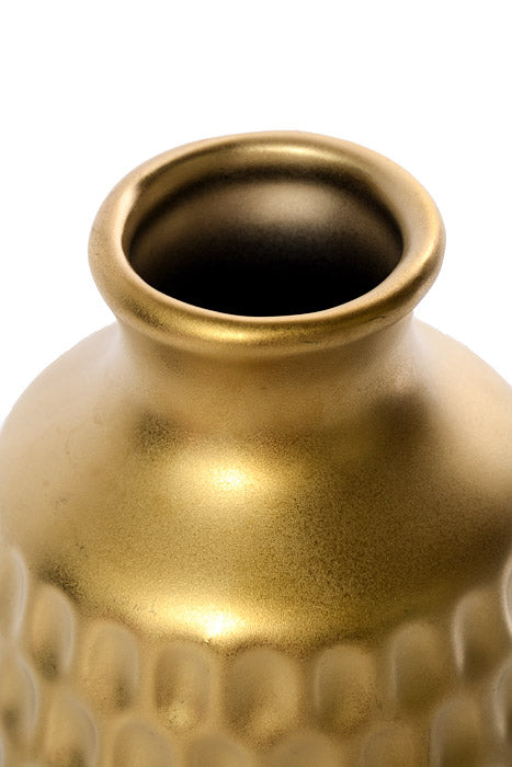 1.6" X 4.5" Vase Gold