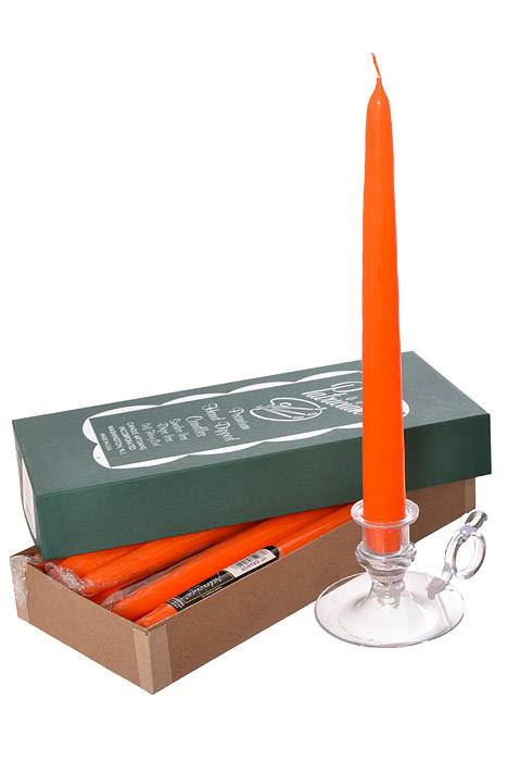 10" Patrician Taper Orange Box/12