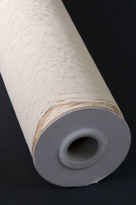 14" X 10yds Lace Ribbon Ivory