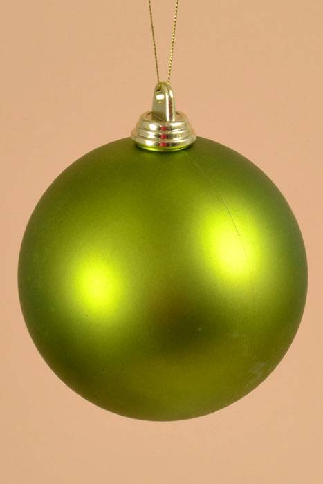 200mm Matt Plastic Ball Apple Green