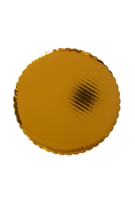 16" Foil Covered Cake Board Gold Pkg/6