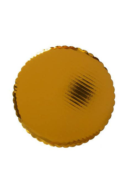 16" Foil Covered Cake Board Gold Pkg/6