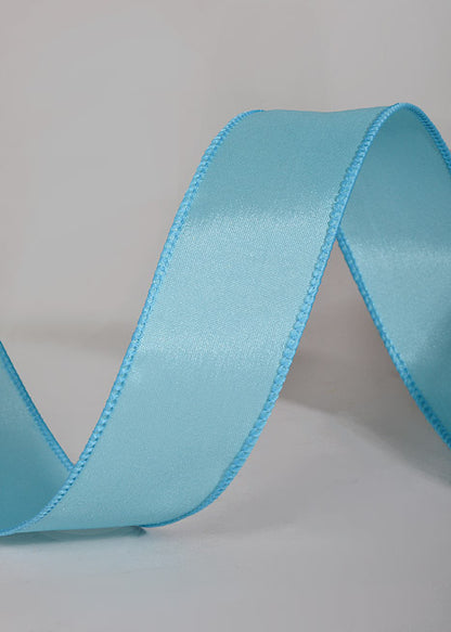 1.5" X 50Yds Wired Taffeta Ribbon Turquoise