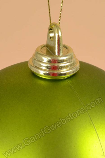 200mm Matt Plastic Ball Apple Green