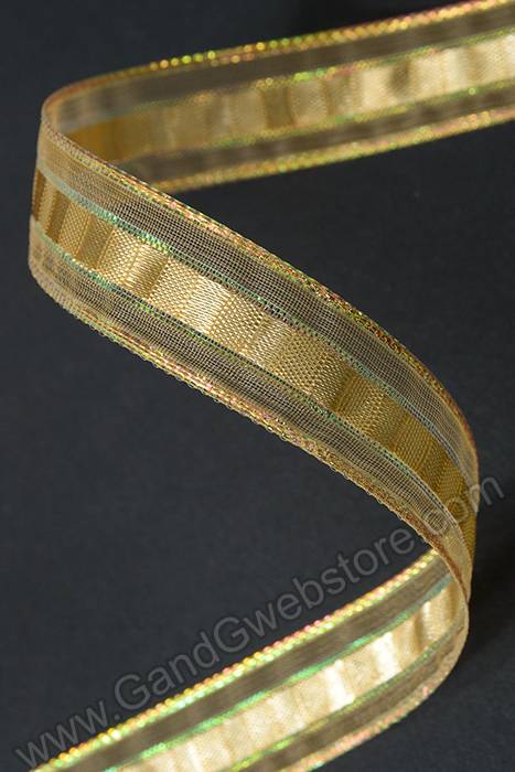 5/8" X 25yds Ilissa Ribbon Orange/opal