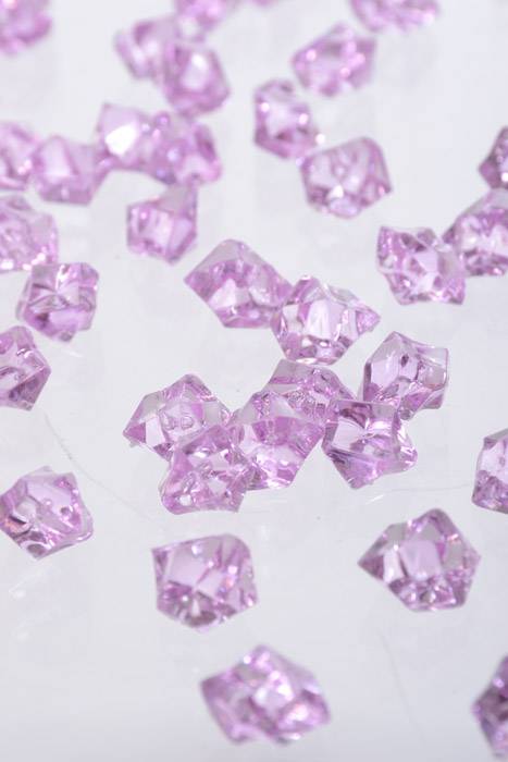 Small Acrylic Cubes Light Orchid Pkg/1lb
