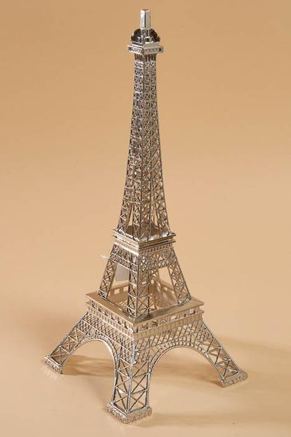 15" Metal Eiffel Tower Silver