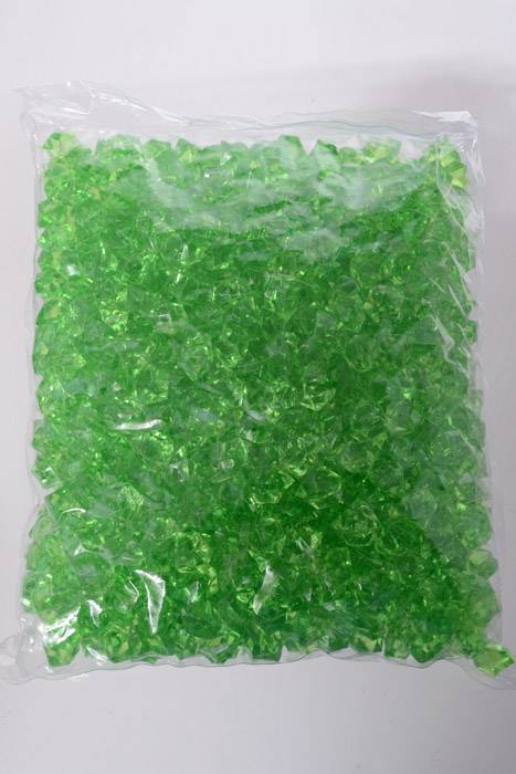 Small Acrylic Cubes Apple Green Pkg/1lb