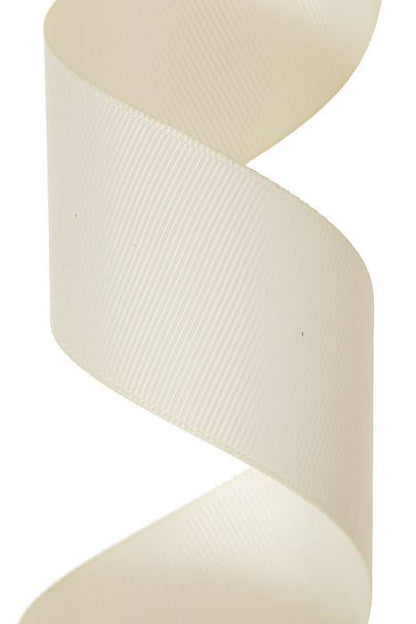 Grosgrain Ribbon Antique White