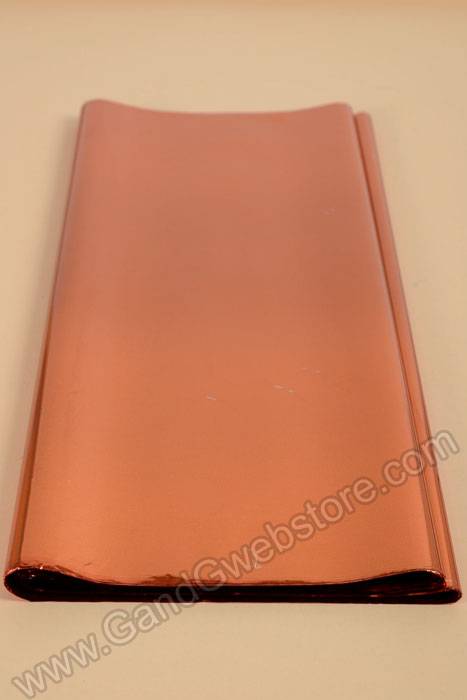 18" X 30" Metallic Krystalphane Sheet Copper Pkg/100