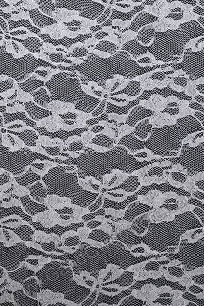 14" X 10yds Lace Ribbon White